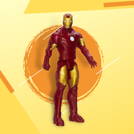 Avengers Series Marvel Assemble Titan Hero Iron Man 12_ Action Figure