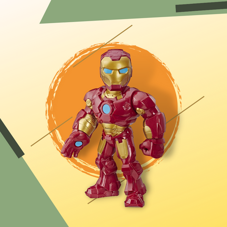Playskool Heroes Marvel Super Hero Adventures Mega Mighties Iron Man Collectible 10-Inch Action Figure